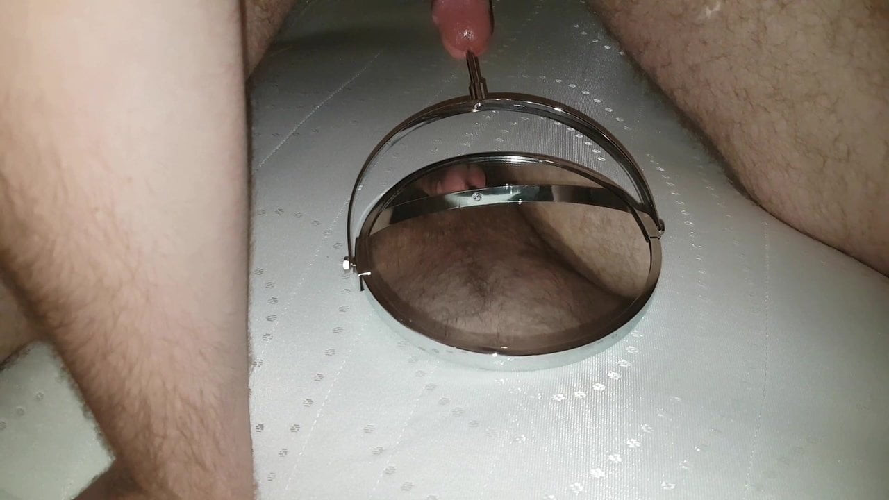 Üretral lanet bir ayna ve cumshot, üretral sondaj.