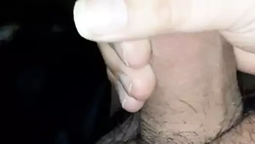 Wichsen mit Abspritzen in Zeitlupe