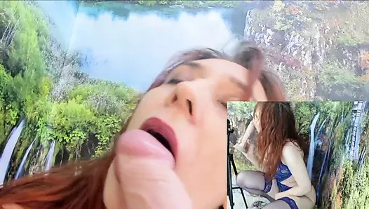 Kamerada zevk aldığında ve boşaldığında izlendiğinden haberi yoktu