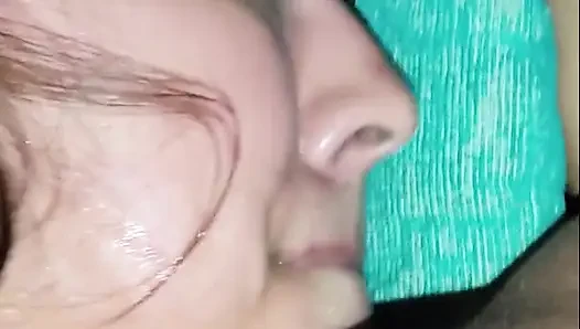 I film this little slut and finish inside her doggystyle.