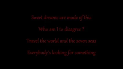 Marilyn manson - tatlı rüyalar (şarkı sözleri)