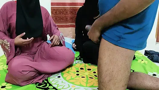 Saali aur biwi ki ak saath maast gaand chudai