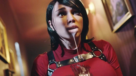 Resident Evil Parody - Ada Wong tamamen boşalıyor