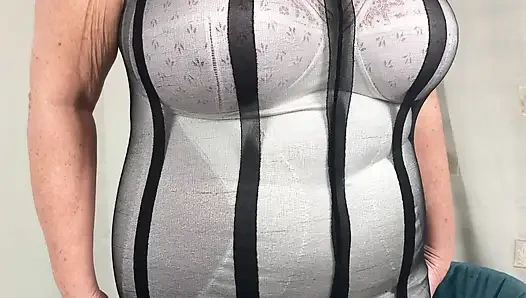 Sandra Make teyze ve yaşlı corsalette seksi