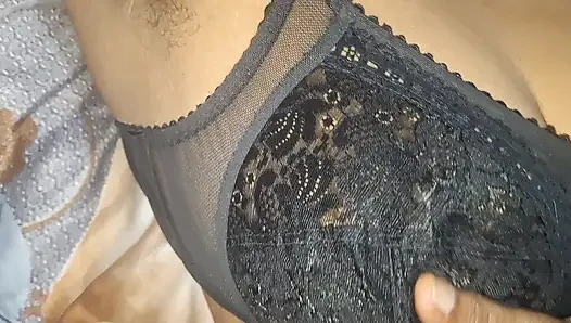 En ateşli üvey anne yakın çekim gösterisi