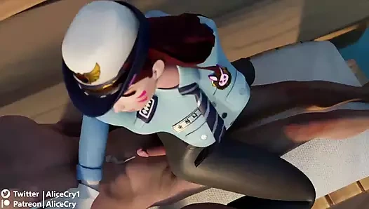 Memur Dva büyük bir yarakla güzel götünü ovuyor