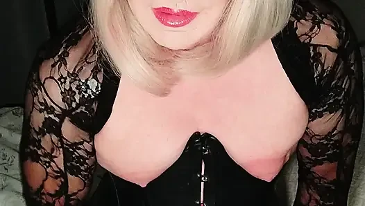 Trans çorap boşalması