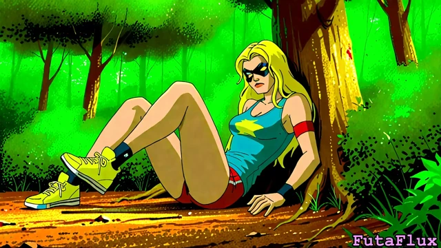 Futanari carol danvers - mastürbasyon, boşalma, kendini emme ve daha fazlası!