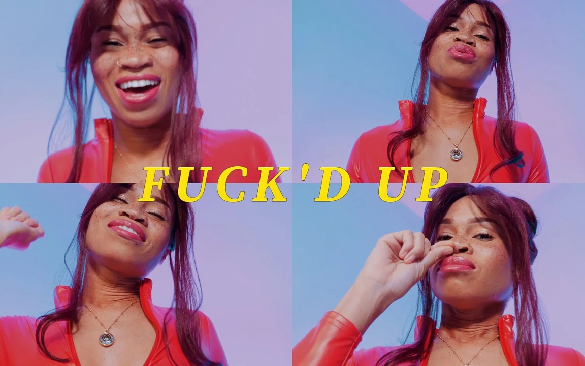 Fuck'd up - Ebony Femdom Goddess Rosie Reed Slave Mind Fuck Domination Sniffing Instructions