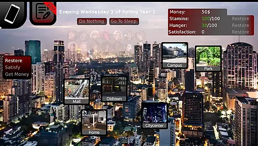 Karma eğitim - göğüsler ve kedi büyük çük