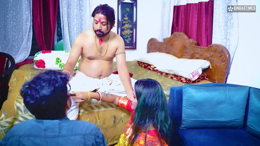 Tharki Dhogi Baba fucked Bhabhiji on the pretext of giving saving ( Hindi Audio )