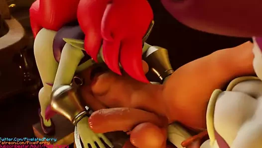 Shantae futa üçlü