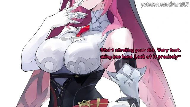 Rosaria from Genshin Impact makes your cock suffer (Edging JOI)