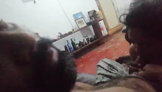 Kayınpederin devasa yarağı üvey kızı için sarinin altında takılıyor