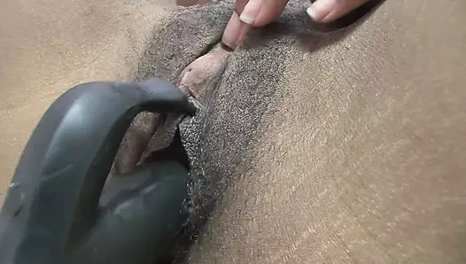 Güzel sıcak civciv onu kıllı kedi dövülmüş ve dolu alır