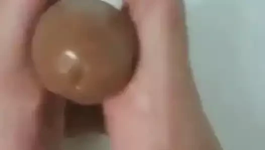 footjob, yapay penis, banyo, ayak fetişi