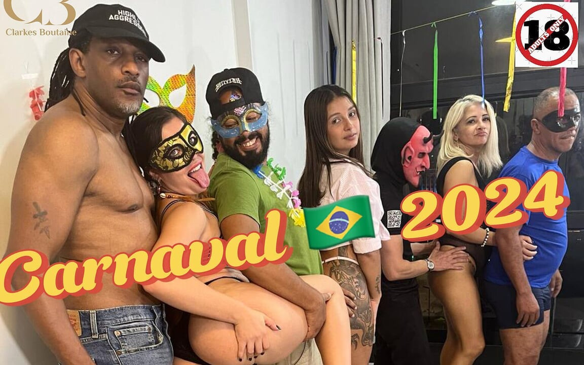 Carnaval 30 kat yukarı grup seks partisi 2024