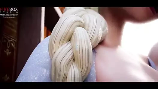 Buz prensesi elsa, kütüphanede anal