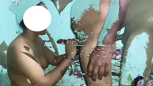 Hot couple romance husband impress a wife