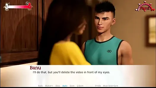Orta doğuda hayat #8 - Banu 2 erkeği hayal etti ve gördüğü tüm seks scens'i düşünerek amıyla oynadı.