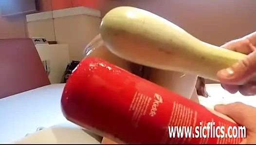 Aşırı anal fisting ve yangın söndürücü sikme