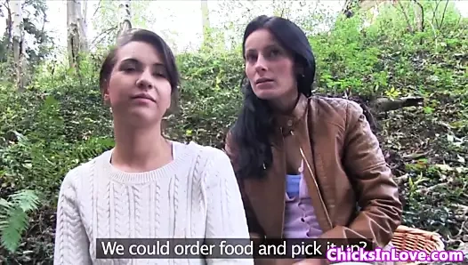 Lezbiyen kız arkadaş parmak muhteşem bebek