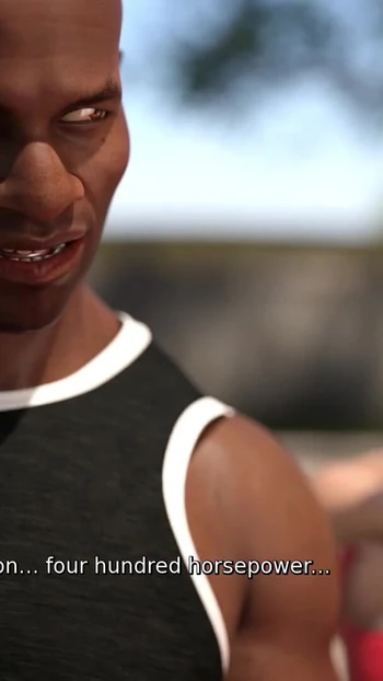 Jaw-dropping moment from "My Husband's Boss - Chapter 1 - The mechanic about to kiss Vivian -"