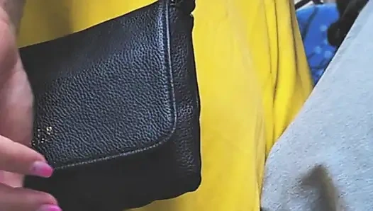 Girl Caught In Public Bus While She Stroking Stranger's Cock Until Ejaculation