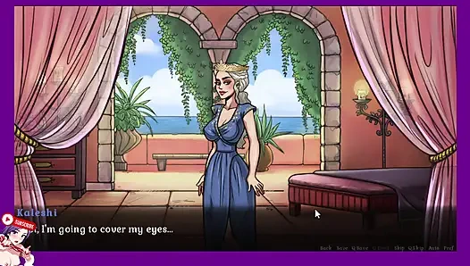 Daenerys blindfolded. We play while on his knees EP 5