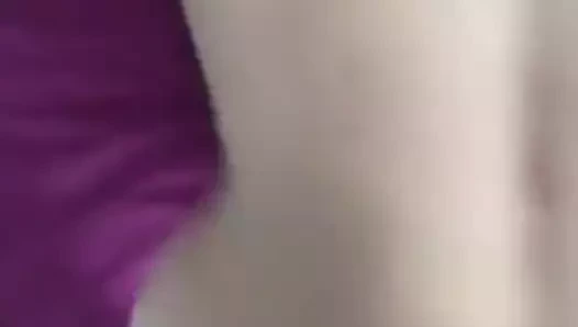 Güzel sarışın eş karartılmış pov