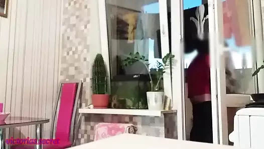 Koca gitti için duş ve eş becerdin arkadaş