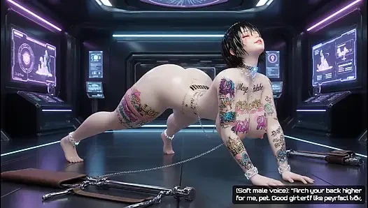 "Lira Loyal Slave - Futuristic High-Tech BDSM Training Chamber 3D Hentai"