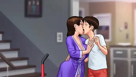 Üvey anne büyük götünü sikerken üvey anne temizlik yapıyor - yaz mevsimi efsanesi