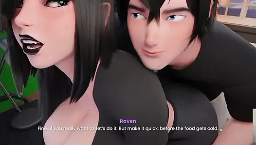 I FUCK MY STEPSIS RAVEN FROM TITANS WHILE PLAYING VIDEO GAME WITH HER!