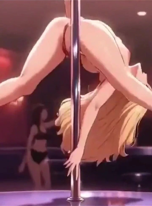 Çıplak sarışın direk dansçısı: dik memeler, göt yayma ve amcık azdırma ai