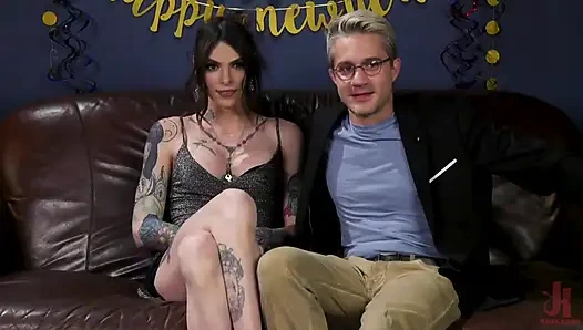 New Years Bang: Chelsea Marie Frees Butt Slut From Chastity