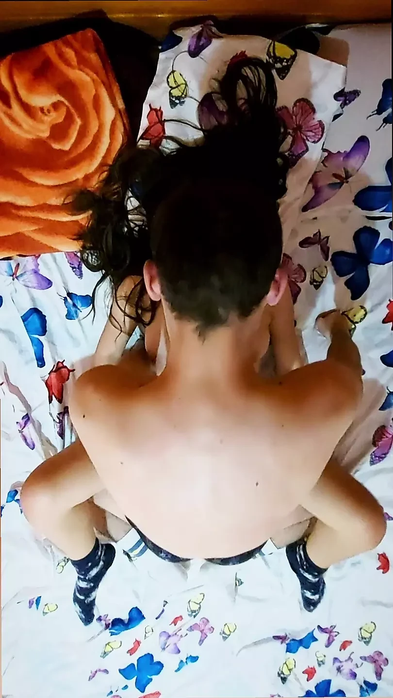 Real couple homemade amateur sex - Top View