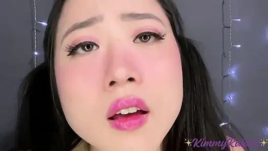 Güzel Asyalı yüzüne yakın mastürbasyon teşviki -asmr 31 talimatı