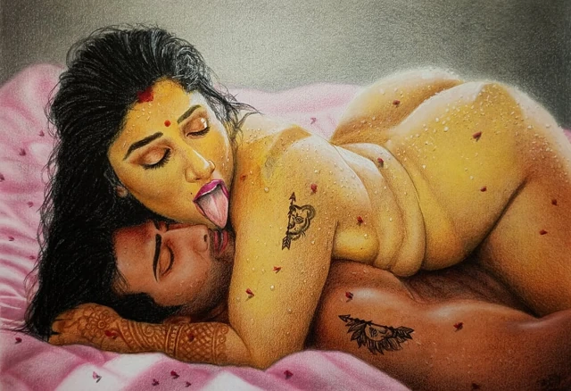 Stunningly beautiful desi indian woman fucking husband's friend when no one is at home