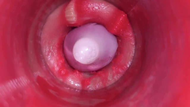Amcığın içindeki kamera - amına güçlü boşalma! En iyi iç asmr