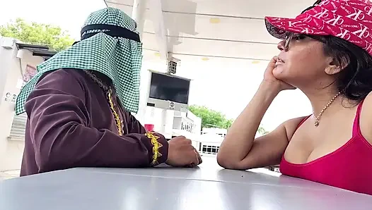 Bar Seduction: Latina Temptress Takes Arab Stranger Home for Raw, Standing Passion