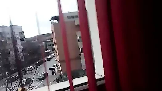 Evde çıplak. Keyfini