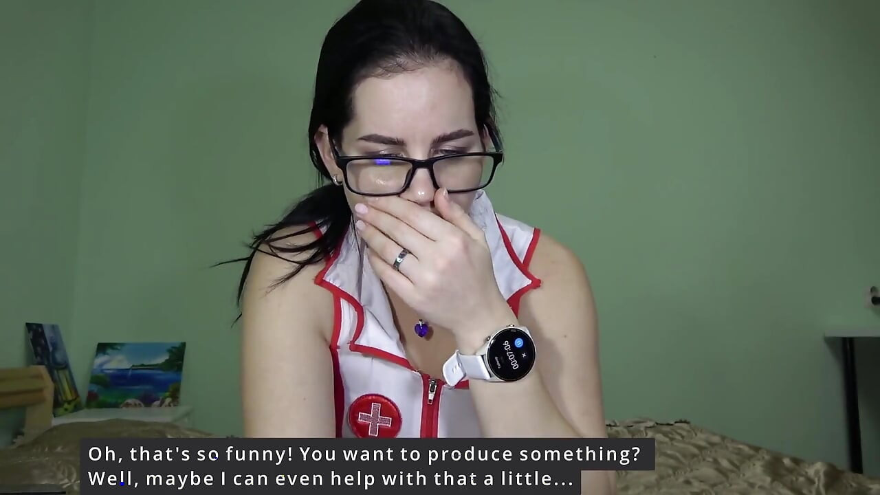 Dr. Anna sperm bağışında bulunmana izin veriyor ve sikini aşağılıyor