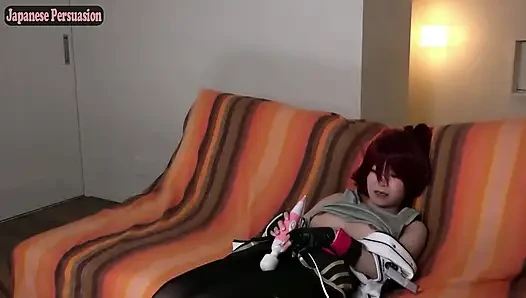 Cosplayer Exusiai - kusursuz görseller ve yakın çekim özel seans