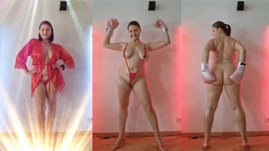 Boks şampiyonu rol yapma - yağlanmış vücut, eldivenler ve azdırma bölüm 2