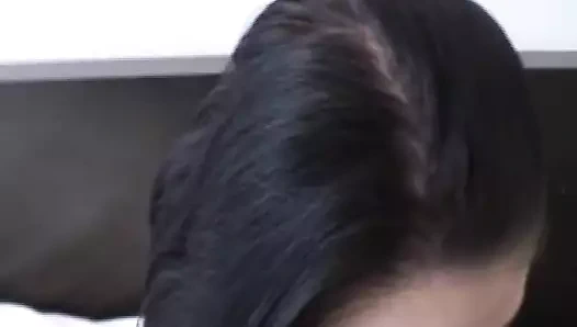 Ateşli Alman bebekle bakış açısı dölleme eylemi