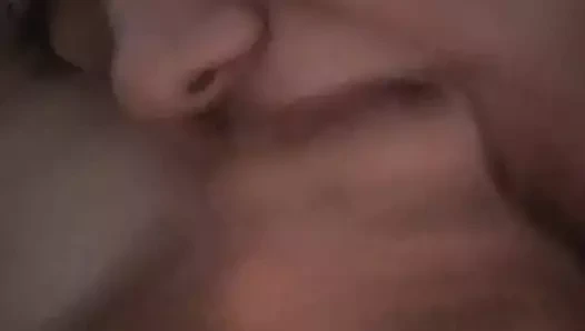 Sabah gırtlağına kadar sakso