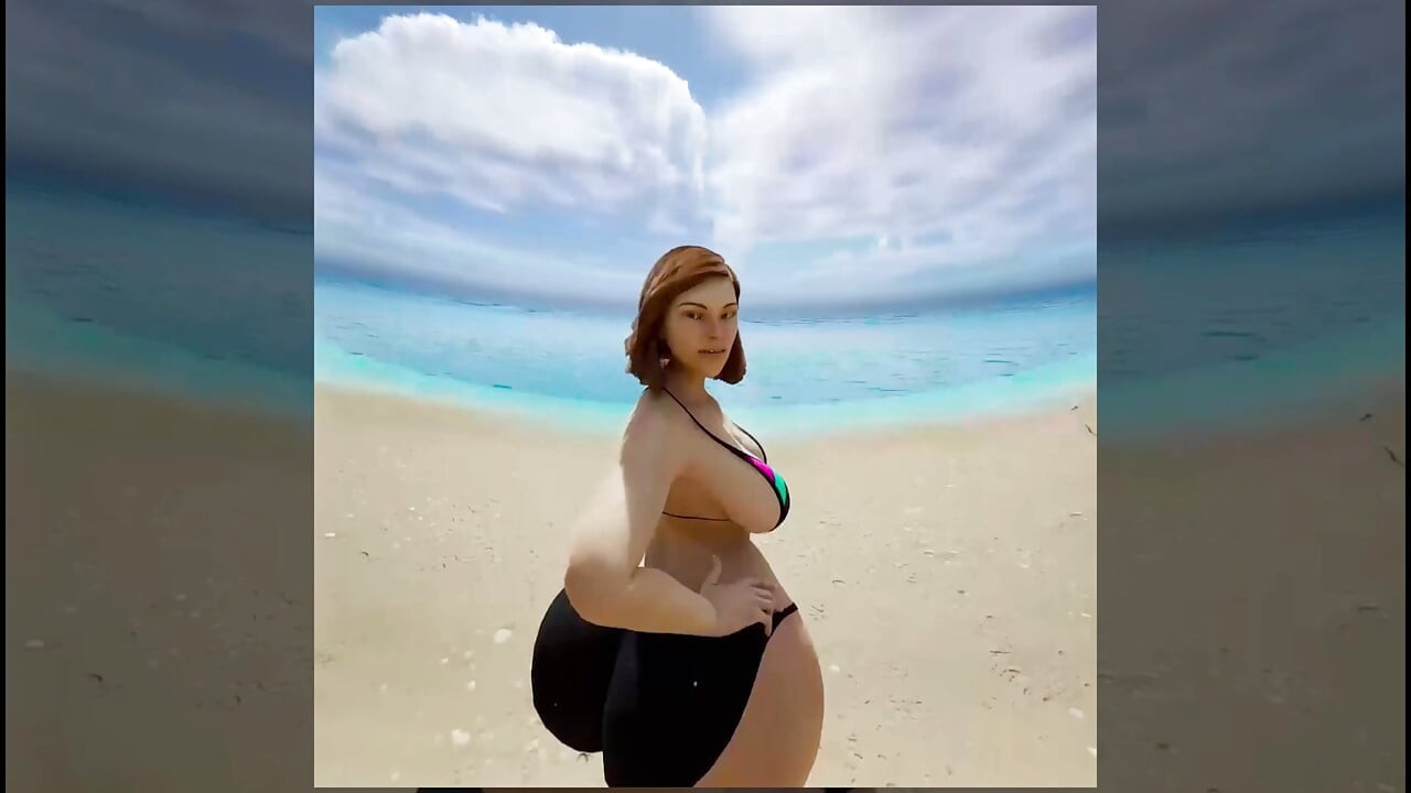 The Dukez vr büyük götlü pawg orta yaşlı seksi kadın bayan keagan plajda büyük zenci yarağı alıyor