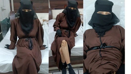 Gerçek Desi Müslüman kız kocası tarafından sikiliyor