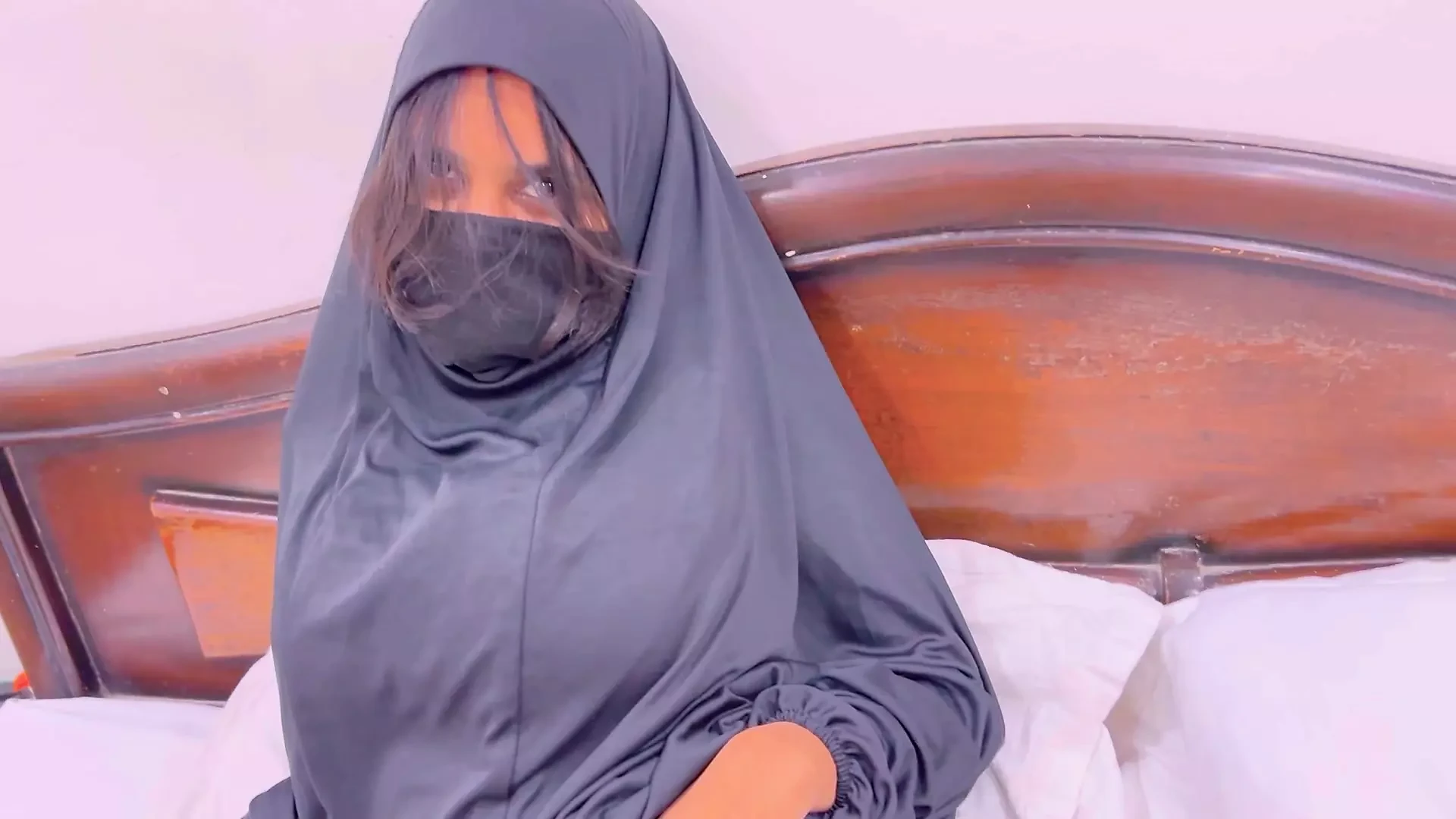 Indian Muslim Girl in Hijab Get Fucked Hard in Missionary by Big Dick Man in his Apartment - desi teen big boobs bdsm hot sex
